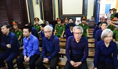 Các bị cáo tại phiên tòa/ Ảnh: Zing.vn