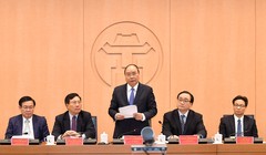 Thủ tướng Nguyễn Xuân Phúc phát biểu tại buổi làm việc/ Ảnh: VGP