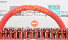 Thông xe tuyến đường nối cao tốc Hà Nội - Hải Phòng với Cầu Giẽ - Ninh Bình có tổng chiều dài 48km.