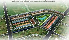 Phối cảnh cụm công nghiệp làng nghề Khúc Xuyên/ Ảnh: dabaco.com.vn