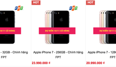 Đua khuyến mại cho khách đặt mua iPhone 7 series chính hãng