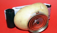 Biến củ khoai tây thành máy ảnh phim 35mm