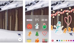 Instagram bắt đầu cập nhật sticker đón Giáng sinh