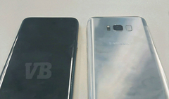 Hình ảnh mẫu smartphone Galaxy S8 từng được @EveLeaks chia sẻ.