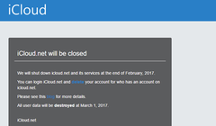 Apple đã sở hữu tên miền iCloud.net
