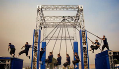 Những người tham gia game show sẽ được trải nghiệm rất nhiều bộ môn thể thao khác nhau