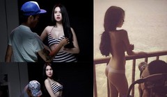 Ngọc Trinh tâm sự cô cảm thấy yên tâm khi làm việc với những stylist thân thuộc, đặc biệt là khi thực hiện những bộ ảnh nude 100%