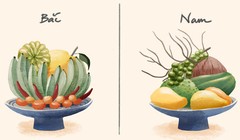 Mâm ngũ quả ngày Tết (Ảnh: Saigoneer)