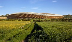 Sân bóng của CLB Forest Green Rovers (theo CNN)