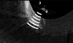 Tàu thăm dò quỹ đạo của Nhật thăm dò hang động ngầm trên Mặt trăng. Ảnh: Fox News