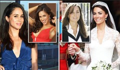 Công nương Kate Middleton và Meghan Markle (Daily Express)