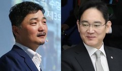 Ông Kim Beom-su và thái tử Samsung Lee Jae-yong