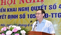 Phó Thủ tướng Chính phủ Vương Đình Huệ chỉ đạo tại Hội nghị