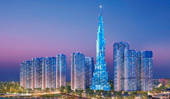 Tòa tháp Landmark 81 Tower thuộc một dự án đô thị của Vinhomes (Ảnh: Internet)