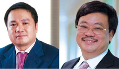 Ông Hồ Hùng Anh (bên trái) và ông Nguyễn Đăng Quang (bên phải) 