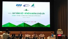 Toàn cảnh Tọa đàm “Bay thẳng Việt - Mỹ: Sẵn sàng cho ngày cất cánh” (Ảnh: VT)
