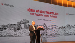 Ông Don Lam - CEO của tập đoàn VinaCapital - phát biểu tại Hội nghị nhà đầu tư VinaCapital 2019