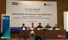 Toàn cảnh buổi tọa đàm "Công bố Báo cáo Kinh tế Vĩ mô Quý IV và cả năm 2019" của VEPR