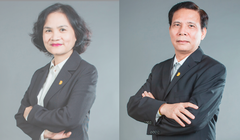 Bà Phạm Minh Hương cùng chồng - ông Vũ Hiền - nắm giữ vị trí lãnh đạo cấp cao tại VNDirect và Tập đoàn I.P.A (Ảnh: VND)