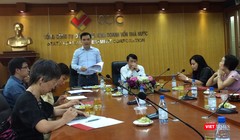 Toàn cảnh buổi gặp gỡ báo chí của SCIC sáng 11/6 (Ảnh: P.D)