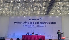Một phiên họp ĐHĐCĐ của Eximbank năm 2019