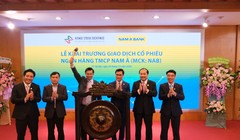 Cổ phiếu NAB của Ngân hàng TMCP Nam Á đã chính thức niêm yết và giao dịch trên sàn Upcom (Nguồn: HNX)