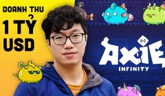Axie Infinity tạo ra 488 triệu USD doanh thu trong vòng 90 ngày, giá đồng AXS tăng vọt giúp nhóm sáng lập Sky Mavis của Nguyễn Thành Trung sở hữu gần 1 tỷ USD