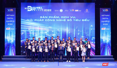 Lễ trao Giải thưởng chuyển đổi số Việt Nam – Vietnam Digital Awards năm 2022 đang được tiến hành