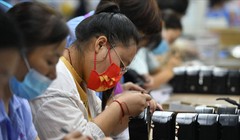 Tuyển dụng tại một hội chợ việc làm ở Bắc Kinh, Trung Quốc (Ảnh: Getty)