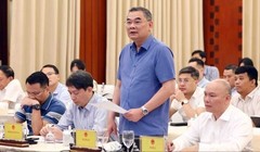 Trung tướng Tô Ân Xô trả lời báo chí tại Họp báo Chính phủ thường kỳ tháng 9/2023