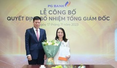 Bà Đinh Thị Huyền Thanh làm Tổng giám đốc PG Bank
