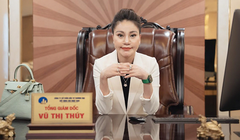 Bà Vũ Thị Thúy - Tổng giám đốc CTCP Đầu tư thương mại Bất động sản Nhật Nam