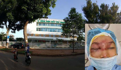 Bé trai 14 tuổi được cấp cứu ở Bệnh viện Mắt Tây Nguyên