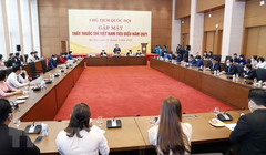 Chủ tịch Quốc hội Vương Đình Huệ phát biểu tại buổi lễ