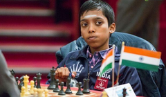 Thần đồng cờ vua Ấn Độ Rameshbabu Praggnanandhaa