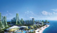 Một phần Dự án Forest City của Tập đoàn Bích Quế Viên Trung Quốc đang "mắc kẹt" bởi chính sách của Thủ tướng Mahathir Mohamad 