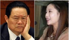 Ông Chu Vĩnh Khang và người vợ hai kém 28 tuổi, biên tập viên CCTV-2 Giả Hiểu Diệp.