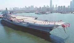 Tàu Sơn Đông được chính thức đưa vào biên chế của Hải quân Trung Quốc hôm 17/12.