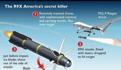 Ông Soleimani đã bị sát hại bởi tên lửa AGM-114 Hellfire 9X phóng từ máy bay không người lái MQ-9 Reaper. (Ảnh: internet)