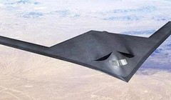 Hình vẽ mô phỏng máy bay ném bom chiến lược tàng hình H-20 của Trung Quốc (Ảnh: Dingsheng).