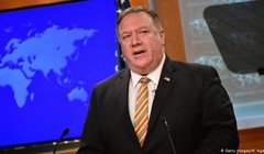 Ngày 13/7, Ngoại trưởng Mỹ Mike Pompeo tuyên bố: "Thế giới không cho phép Bắc Kinh coi Biển Đông là đế chế hàng hải của họ" (Ảnh: Getty).