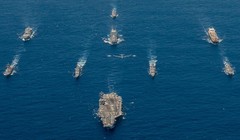 Hạm đội Thái Bình Dương Mỹ tiến hành diễn tập lớn tại Guam và quần đảo Marina hôm 11/9 (Ảnh: Đa Chiều).