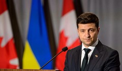 Ngày 29/1, Tổng thống Ukraine Volodymyr Zelensky đã ký lệnh trừng phạt 4 công ty và 1 công dân Trung Quốc (Ảnh: Dwnews).