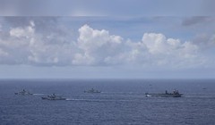 4 tàu chiến Australia tiến hành tuần tra và diễn tập trên Biển Đông (Ảnh: Đông Phương).