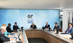 Hội nghị thượng đỉnh Nhóm G7 họp trung tuần tháng 6 tại Anh đã thống nhất kêu goi tiếp tục tiến hành điều tra về nguồn gốc SARS-CoV-2 (Ảnh: AP).