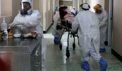 Cấp cứu bệnh nhân nhiễm biến chủng Lambda ở Bogota, Colombia (Ảnh: FT).