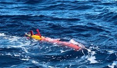 Tàu ngầm không người lái Hải Kình-2000 được thử nghiệm trên biển (Ảnh: SCMP).