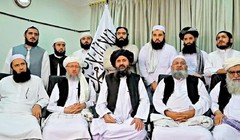 Một số thành viên chính trong chính phủ lâm thời Afghanistan (Ảnh: Đông Phương).