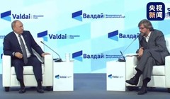 Tổng thống Nga Putin trar lời phỏng vấn về quan hệ quân sự Nga - Trung hôm 21/10 (Ảnh: CCTV).