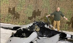 Máy bay không người lái Bayraktar TB2 của Ukraine bị bắn hạ (Ảnh: Sunnews).